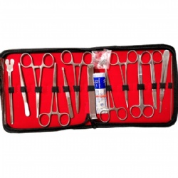 Kit complet de pratique de la suture avec coussinet cutané pour