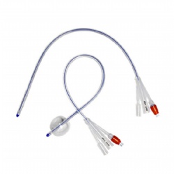 Urinary tube 2 or 3 way 100% Silicone Foley Cateter