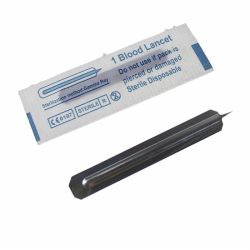 Stainless steel lancet